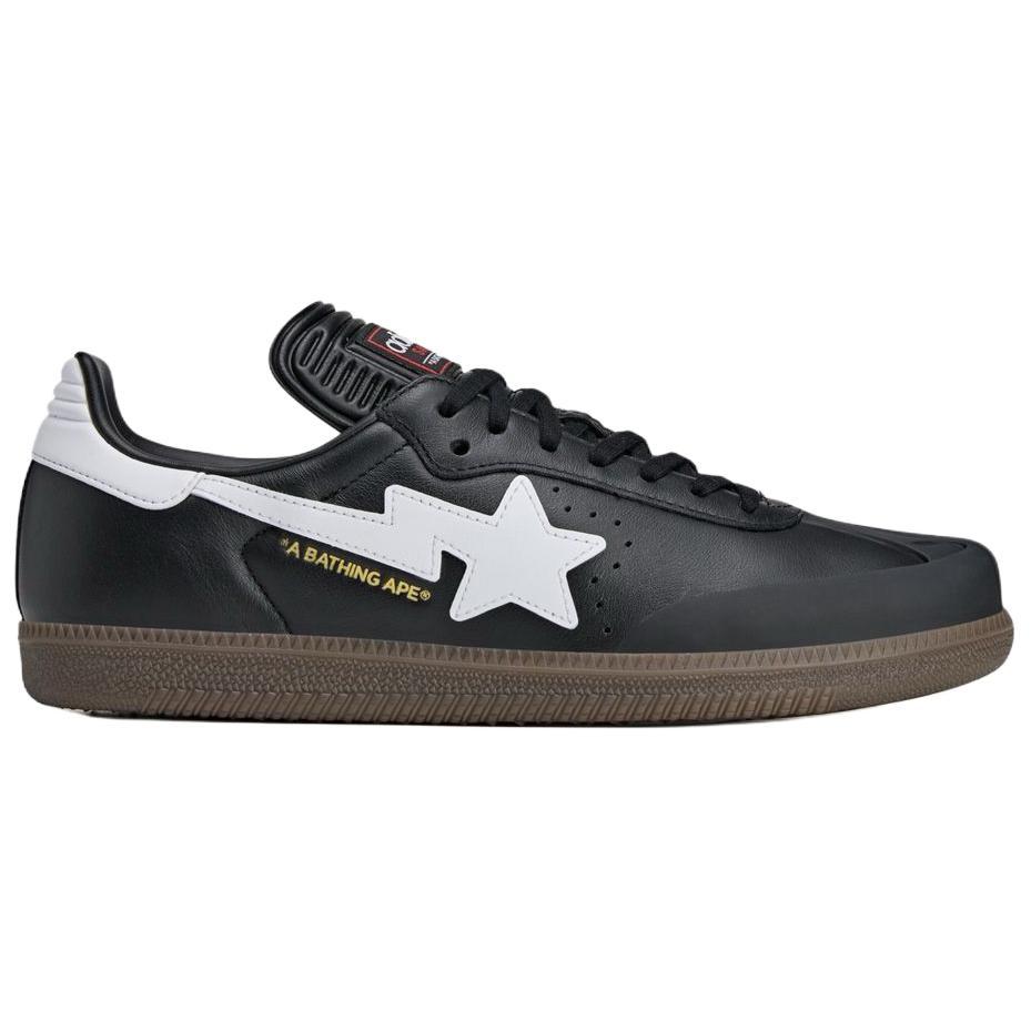 Adidas BAPE x Samba Black White Gum Unisex Sneakers JR9246