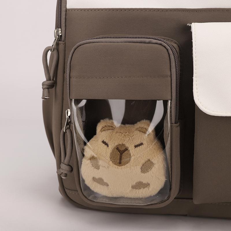 Preppy Backpack Junior High School Student Lightweight Schoolbag Women's Large Capacity Backpack