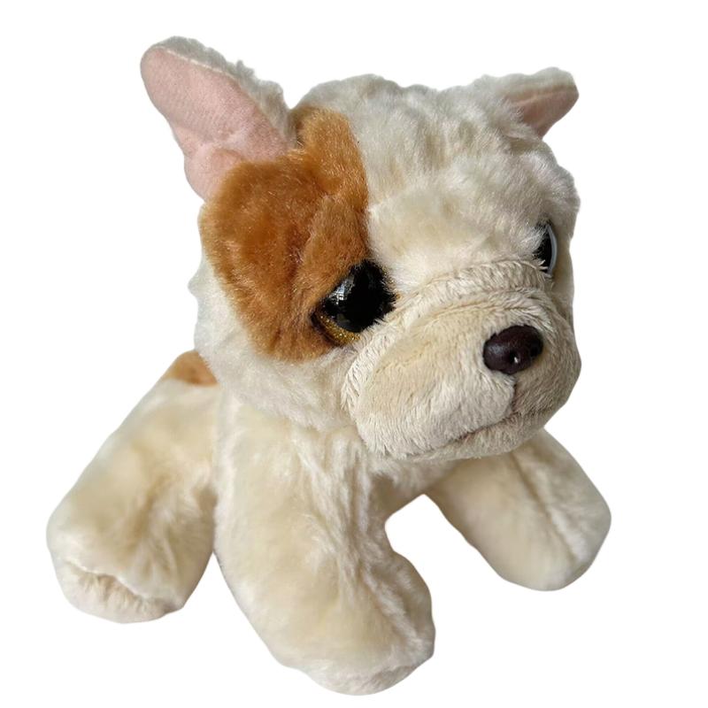 

Плюшевая милая игрушка-щенок, мультяшная мягкая подушка, плюшевая игрушка, декор комнаты, подарки для детей бежевый