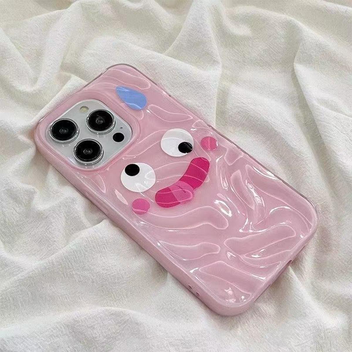 

Personalized Design Meteorite Pattern Mobile Phone Anti-fall Protective Case Bag for Apple Mobile Phone Protective Case 16promax Solid Color Simple For iPhone 17PROMAX