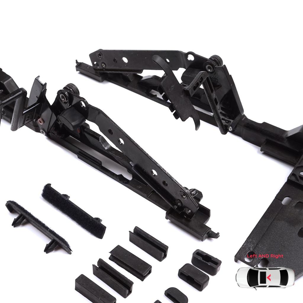 ESR23-1 Sunroof Lifting Angle Hatch Runner Repair Kit With Connection Plate for Mercedes W124 S124 C124 190 W201 1247800512 1247800612
