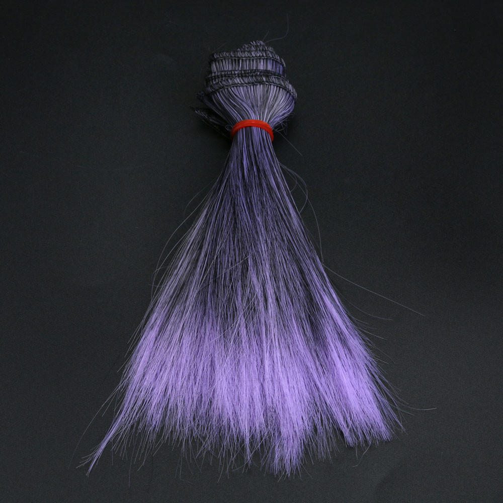 Mode 15 Cm Großhandel Glattes Haar Haar DIY Perücke Puppe