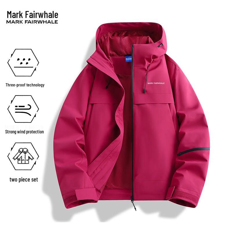 

Mark Fairwhale Outdoor 3-in-1 Windproof Waterproof Jacket XL