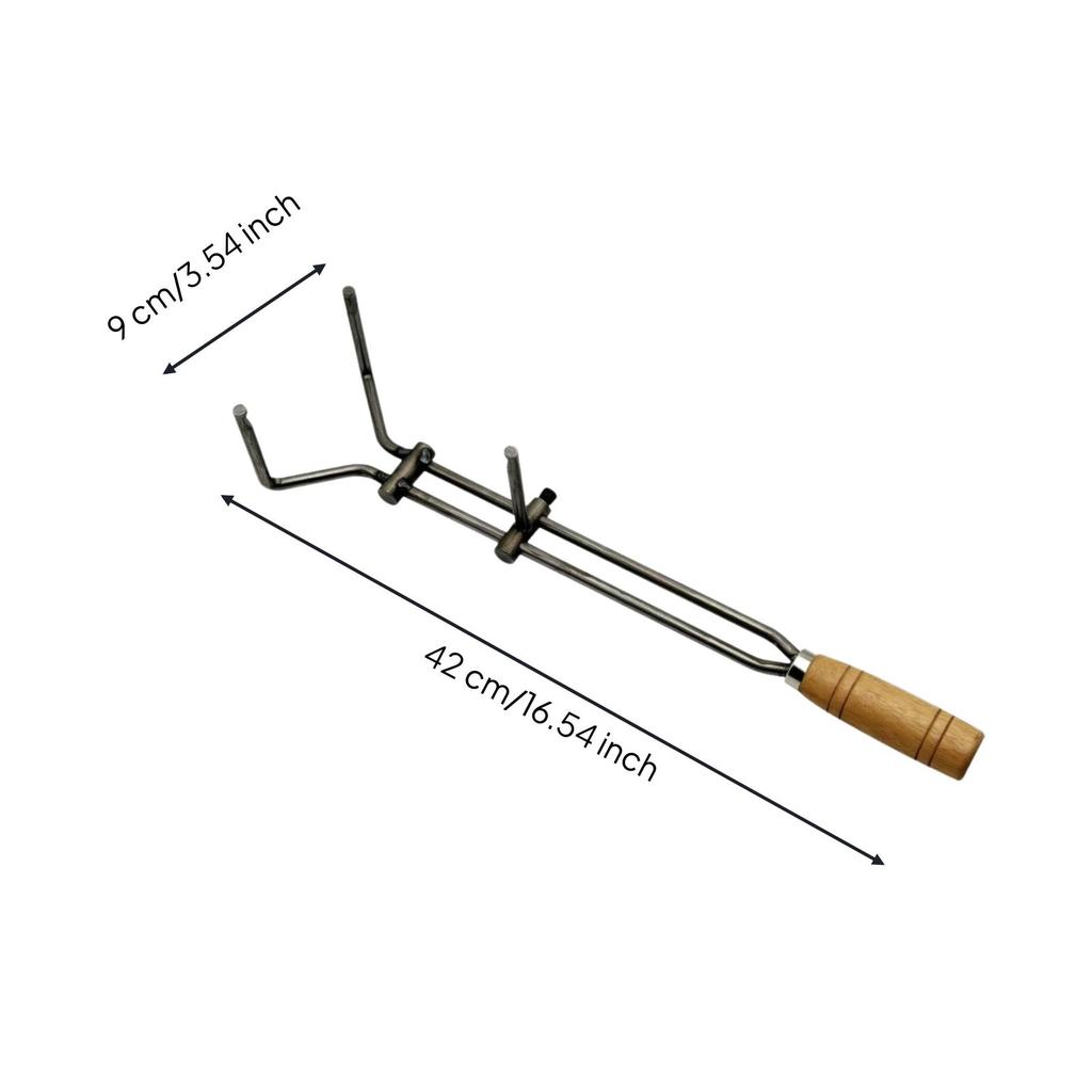 Crucible Gripper with Adjustable Head Long-Lasting Casting Tongs Reinforced