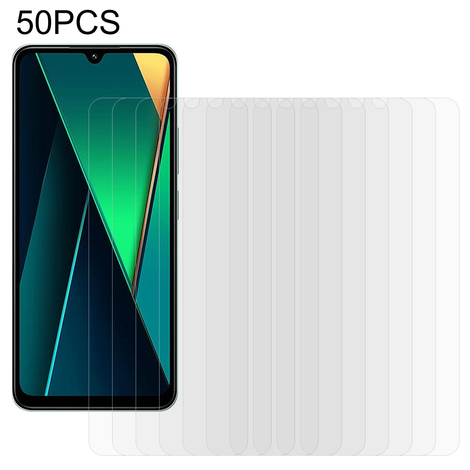 

50Pcs For Xiaomi Poco C75 4G/Redmi A3 Pro 4G/14R 5G/14C 4G Screen Protector Ultra Clear Full Glue Tempered Glass Film Type A