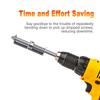 4 Pack Spring Screw Holder Drill Bit Organizer Non Slip Driver Stand with Strong Spring for Electrician Mechanic Home