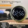 Round Magnetic Kitchen Timer Voice Controlled Intelligent Voice Timer  Office