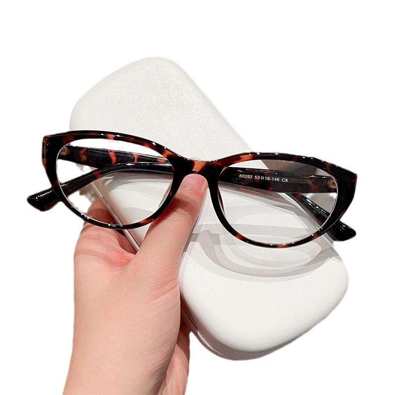 Retro Cat-eye TR90 Glasses Frame Xiaohongshu Internet Celebrity Popular Glasses Frame Can Be Equipped with Prescription Women