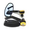 Bike Mirror Bicycle Mirrors Handlebar Rearview Mirror 360° Rotation Adjustable Wide View for 7/8" 22mm Bar End