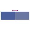 Retractable Side Awning 180 x 600 cm Blue
