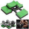 1Pair Home Dumbbell Frame Stand Prevent Rolling Dumbbell Rack Holder 100KG Bearing L