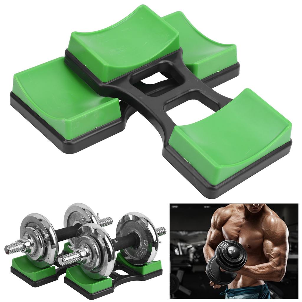 1Pair Home Dumbbell Frame Stand Prevent Rolling Dumbbell Rack Holder 100KG Bearing L