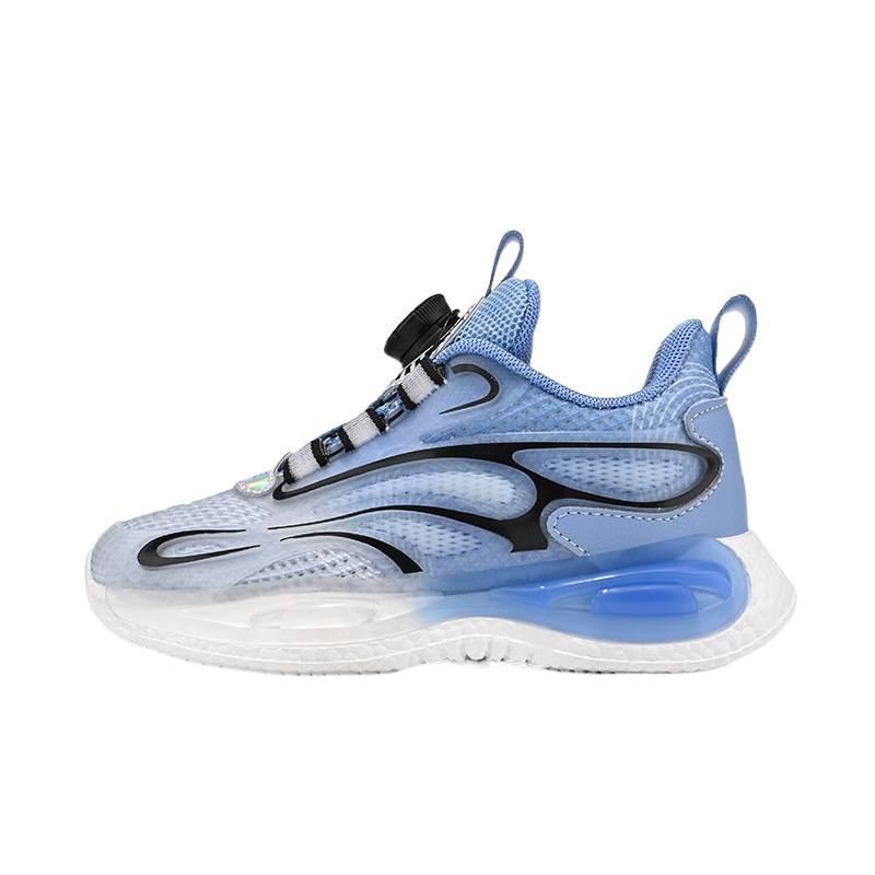 2025 Boys Explosive Rotary Buckle Autumn New Classmate Shoes Shoes Basketball Middle and Older Children's Sports Shoes Vibrant Youth