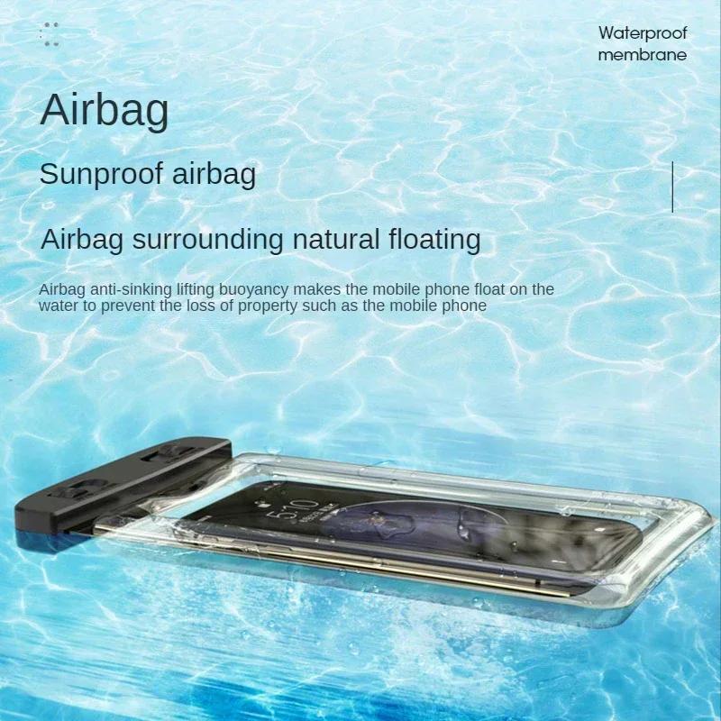 Waterproof Phone Pouch Drift Diving Swimming Bag Underwater Dry Bag Case Cover For Phone Water Sports Beach Pool Skiing 6.7 Inch