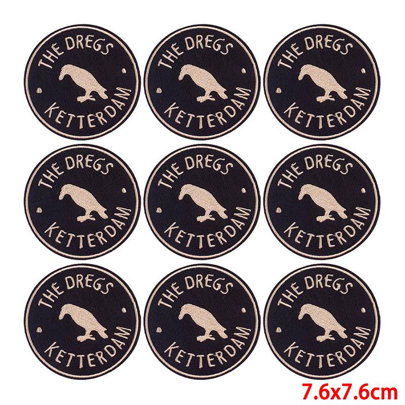 10 pezzi/lotto toppa da ricamo all'ingrosso termoadesiva sulle toppe per abbigliamento toppe su vestiti giacche decorazioni applique forniture per cucire