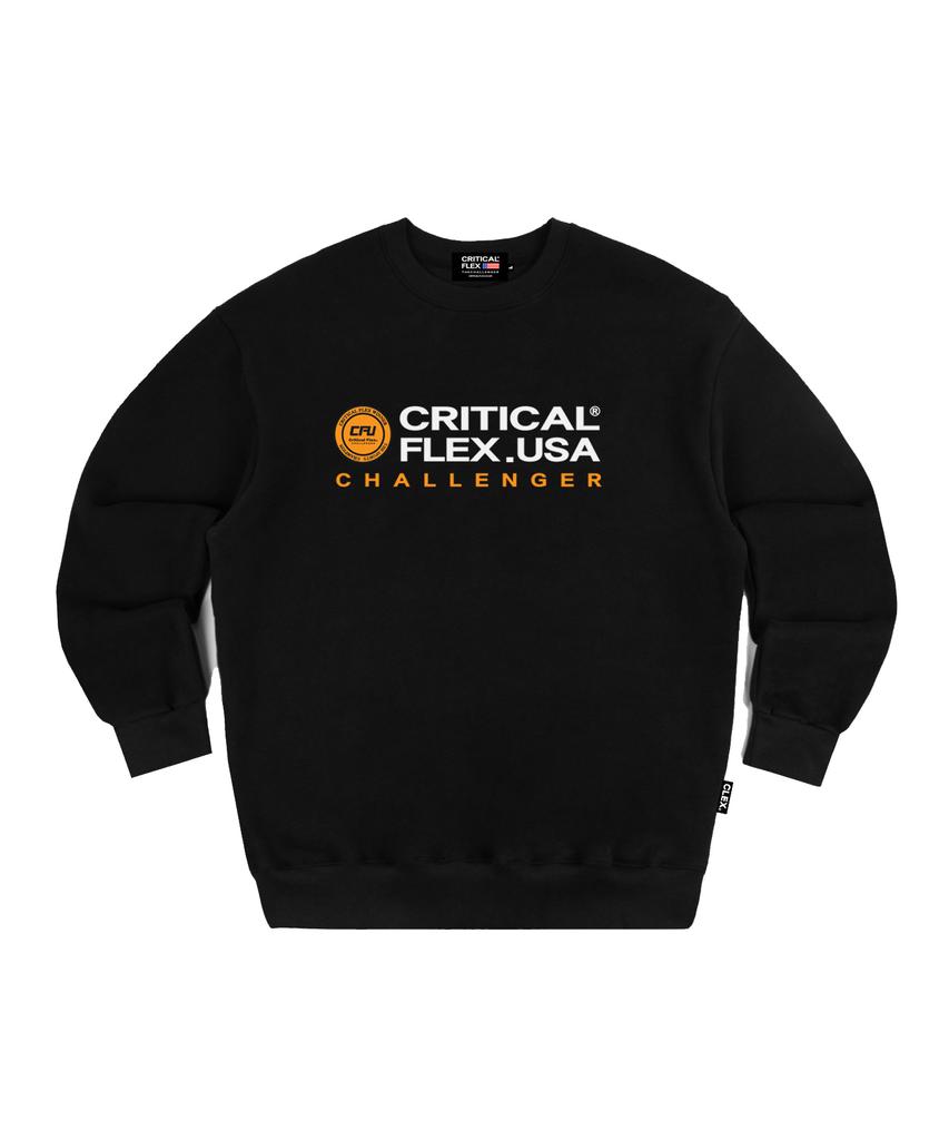 Keulitikeolpeullegseu The Challenger Logo Sweatshirt Black