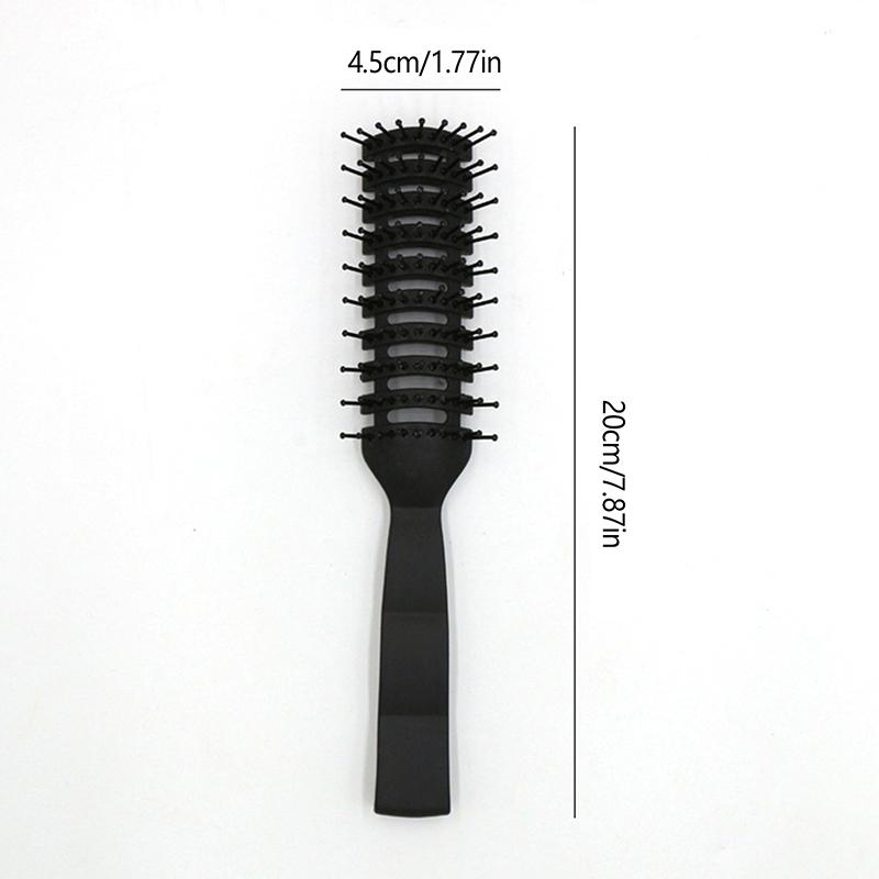 Bărbați plastic aerisire perie de păr pieptene anti-static salon de coafură frizer creț îngrijire păr perucă instrument de styling pieptene perie instrument de masaj