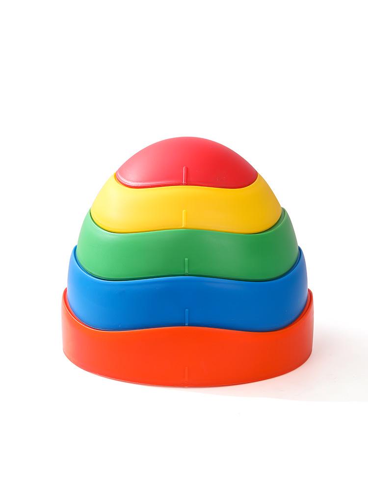 Colorful Sensory Balance Stones: Kindergarten River Crossing & Tactile Training Set