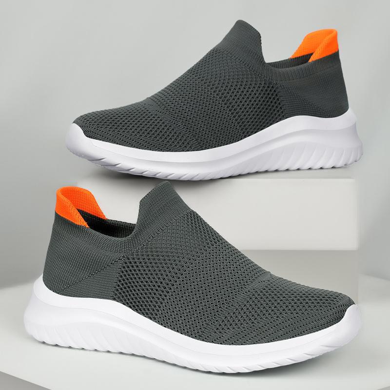 Damskie lekkie buty z siateczki w jednolitym kolorze na wiosnę/lato: Codzienne, Sportowe, Oddychające Wsuwane