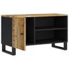 TV Cabinet 80 X 33 X 46 Cm Solid Mango Wood & Engineered Wood
