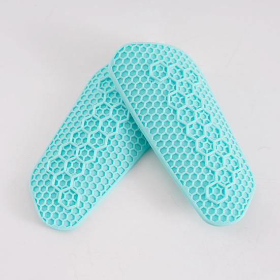 Flexible Soft Shin Guards Honeycomb Soccer Shin Pads Shock Absorption Silicone Protective Leg Guard for Football Soccer