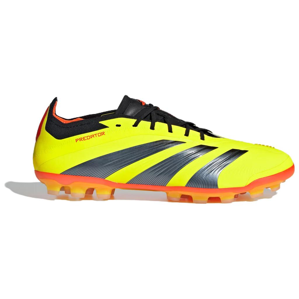 adidas Predator Elite 2G/3G Comfortable AG (Rubber Short Studs) Non-Slip Soccer Shoes Unisex Soccer Shoes Yellow Black IF3207