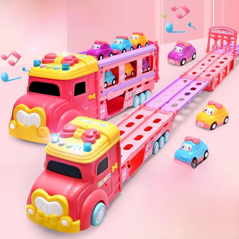 

Childrens Battery Operated Toy Car Set With Inertia Function For Kids Learning And Play