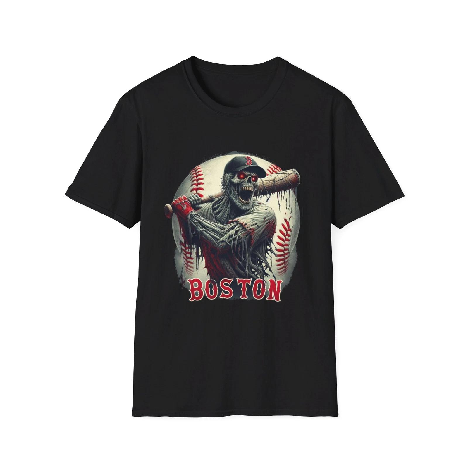 Red Sox Horror Mashup T-Shirt - Terrifyingly Unique Fan Gear L