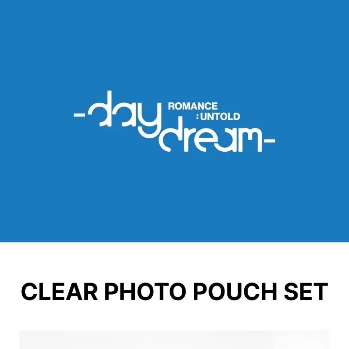 ENHYPEN [ROMANCE : UNTOLD –DAYDREAM-] Clear Photo Pouch Set