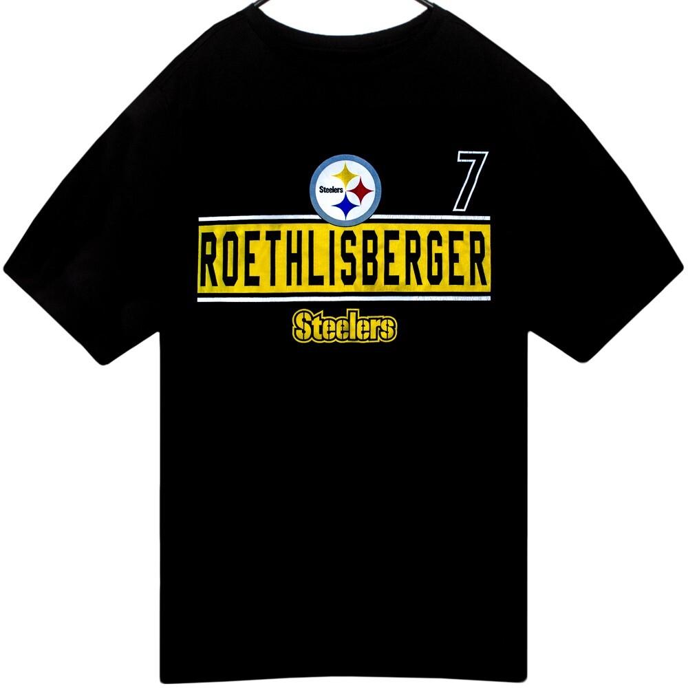 Pittsburgh Steelers Ben Roethlisberger Men's Crew Shirt Size XL NFL Black