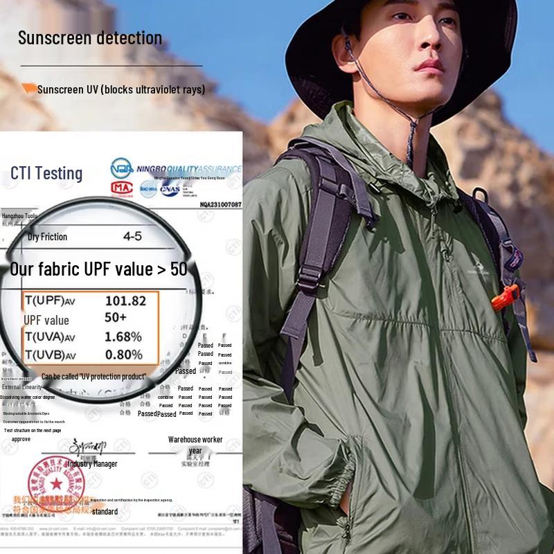Pioneer Camp Men's Wind Butterfly Sun Protection Jacket