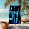 Beach Towel with Singer Billie Eilish3 Pattern - Soft,absorbent,machine Washable Lightweight&Modern,swimming,Travel Essentials