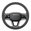 Plush Suede Steering Wheel Cover for Land Rover: Velar, Discovery, Range Rover Sport, Evoque, Defender