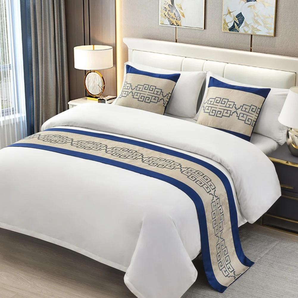 Luxury Floral Bedspreads Bed Runner Throw Bedding Single Queen King Bed Cover Towel Home Hotel Decorations