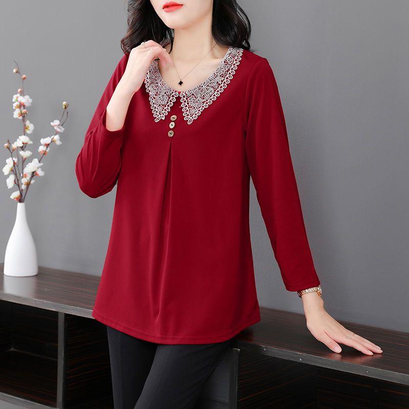 WTEMPO Women Autumn Casual Long Sleeve O Neck Loose Blouse Vintage Harajuku Solid Shirt Oversized Tops