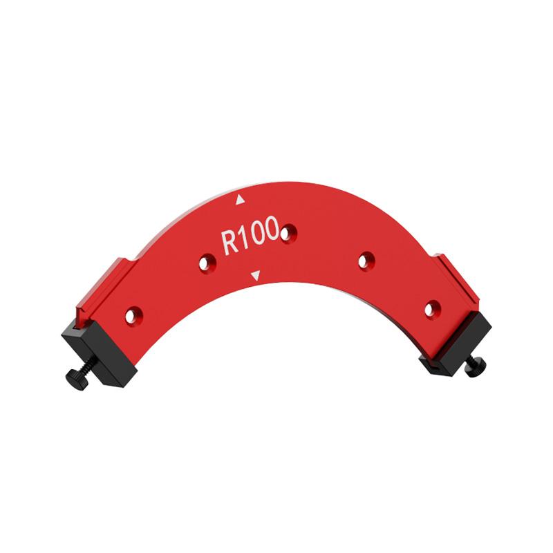 

1Pc R100-R300 Radius Jig Woodworking Router Templates Arc Angle Positioning Template, Corner Radius, Reusable Positioning Tool 1pcs