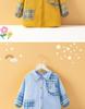 Autumn/Winter Waterproof Coveralls for Babies - Children's Crystal Velvet Stain-Resistant Plaid Bib Shirt & Outerwear