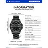 SANDA Business Men's Quartz Watch Large Dial Waterproof Calendar Night Light New Men's Quartz Watch