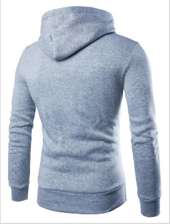Men's Brushed Slim Fit Hooded Sweatshirt & Pullover Set
