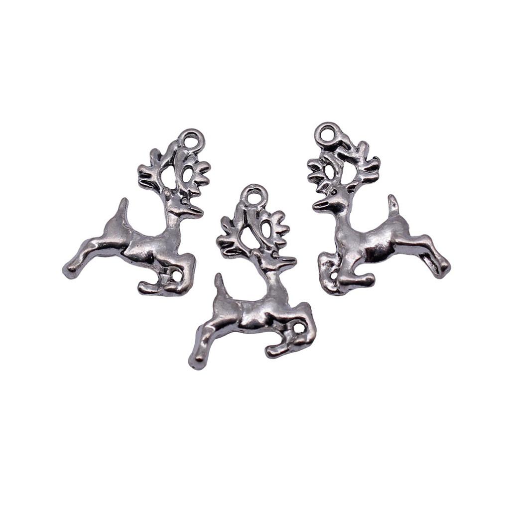 Deer Antler Charms Christmas Day Pendants For Nature Inspired Jewelry