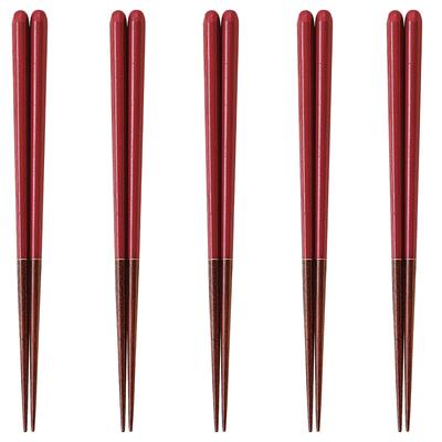 Happy Set of Made In PID1189 J-kitchens Chopsticks, 5, Material Wood, Chopsticks, Japan,