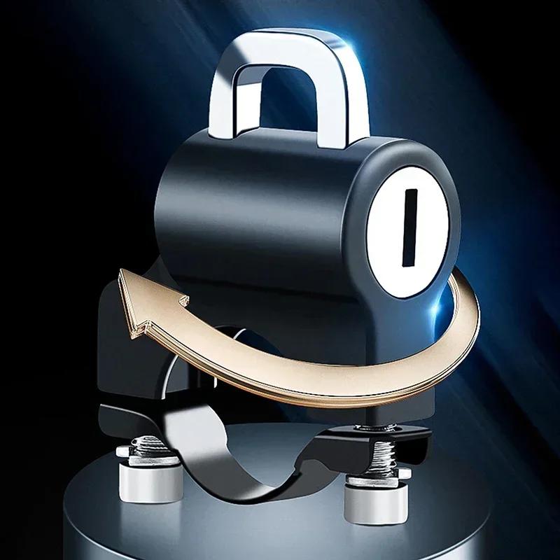 Motorcycle Neutral Helmet Lock Electric Vehicle Fixed Anti-theft Safety Artifact Battery Motorcycle Wire Rope Hat Lock Hook Lock