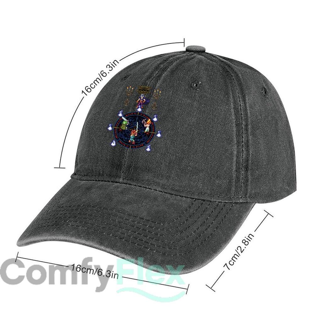 Retro Game Character Battle Fashion Washed Baseball Cap Hat Outdoor Activities