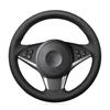 Diy Car Steering Wheel Cover For Bmw E60 E61 530D 545I 550I E63 E64 630I 645Ci 650I Leather Braid For Steering Wheel