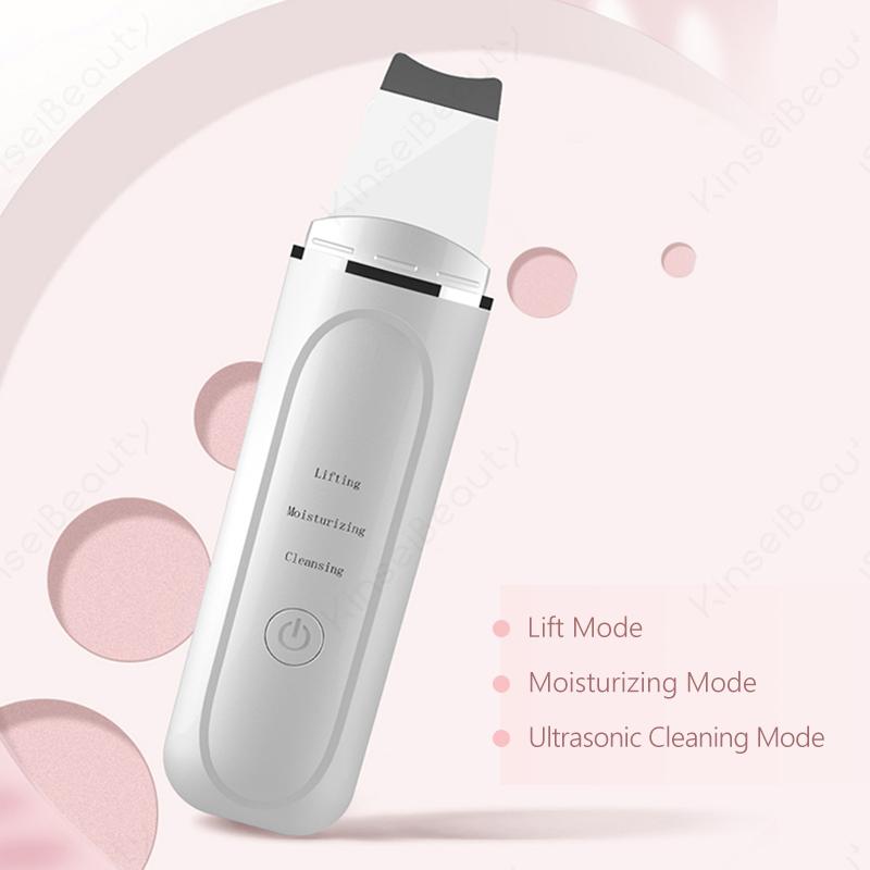 Professional Ultrasonic Facial Skin Scrubber Facial Pore Cleaner Face Skin Scrubber Lift Machine