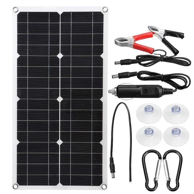 600W Solor Panel Flexible Power Bank Solar Cell Kit 12V18V Controller Solar Plate For Solar Camping RV Car Fast Battery Charger