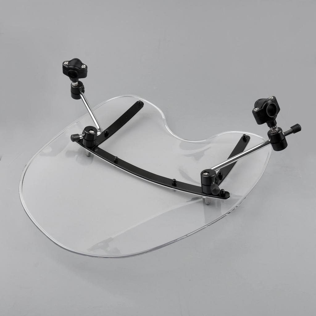 Bruce Shark Motorcycle Windshield Panel for and Kawasaki Cruisers & Honda, Harley, Suzuki, Yamaha,