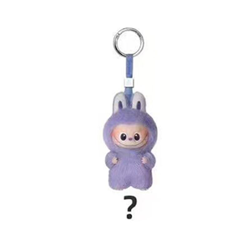 POP MART Fourth Generation Small Pendant Vinyl Face Plush Doll Keychain Blind Box