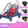 84 Inch Go Kart Throttle Cable Kit Replacement For Coleman KT196 Parts Predator 196Cc 212Cc 224Cc 6.5HP Engine Hisun HS200GK Gas Powered Go Kart Cart