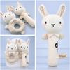 Organic Cotton Baby Hand Crank, Newborn Soothing Doll, 0-1 Year Old Baby Toy Hand Bell
